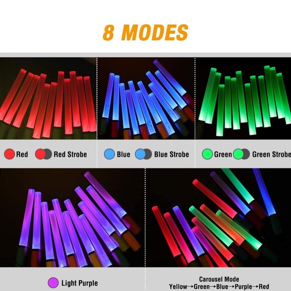 Glow sticks Light sabers 12pk party favors Jedi Star Wars NWT - Picture 10 of 16